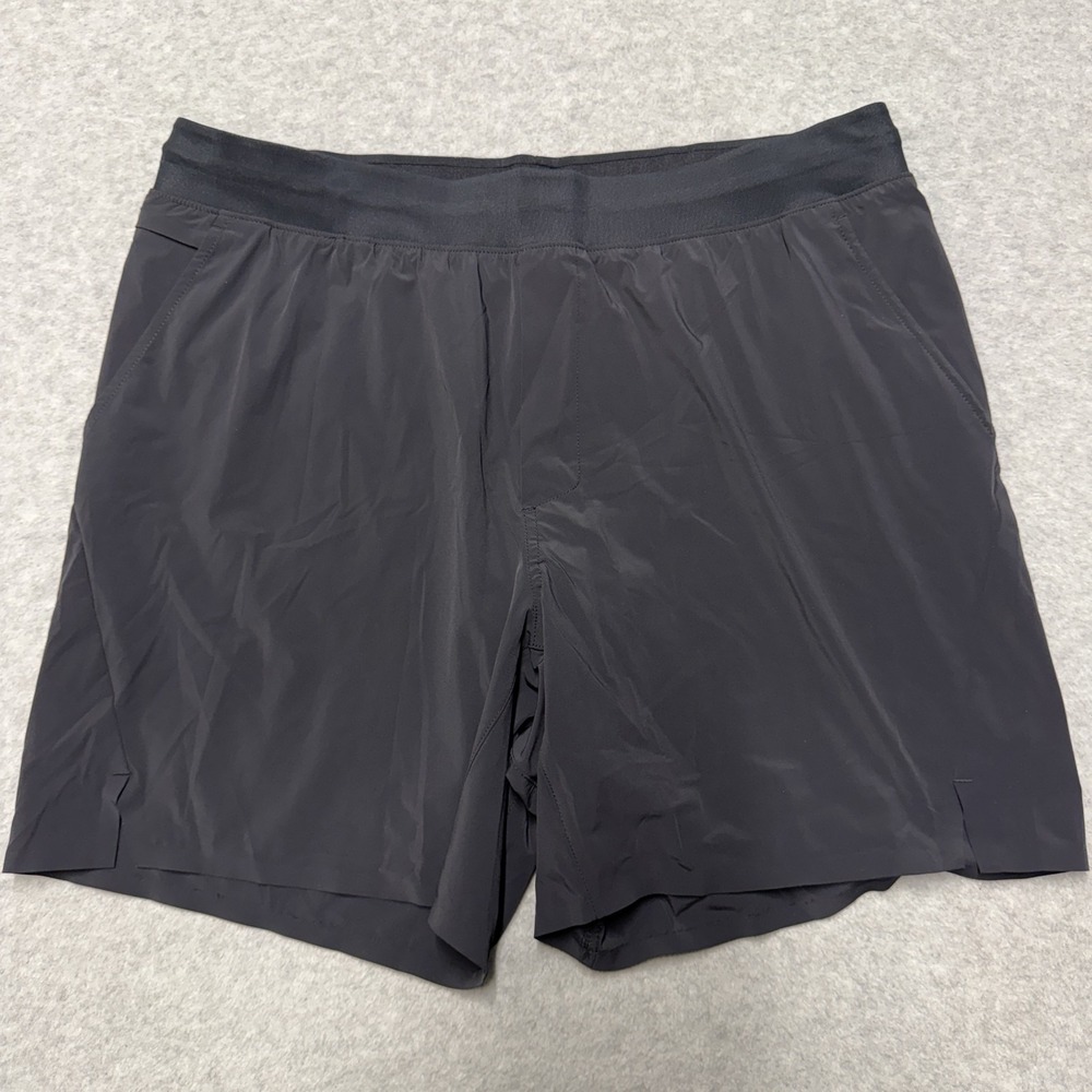 Ten Thousand Set Short Shorts Mens XL Black 7in Lined Running Athletic Gym